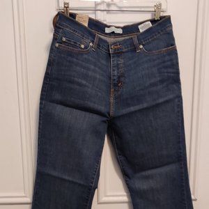 Women's Levi Boot cut 512 Jeans (Stone Blue color)